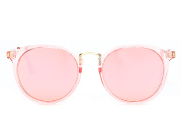 Women Access Sunglasses: Canggu - Transparent Pink - SpecSMART Eye Clinic (Front View)